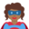 woman superhero, medium-dark skin tone